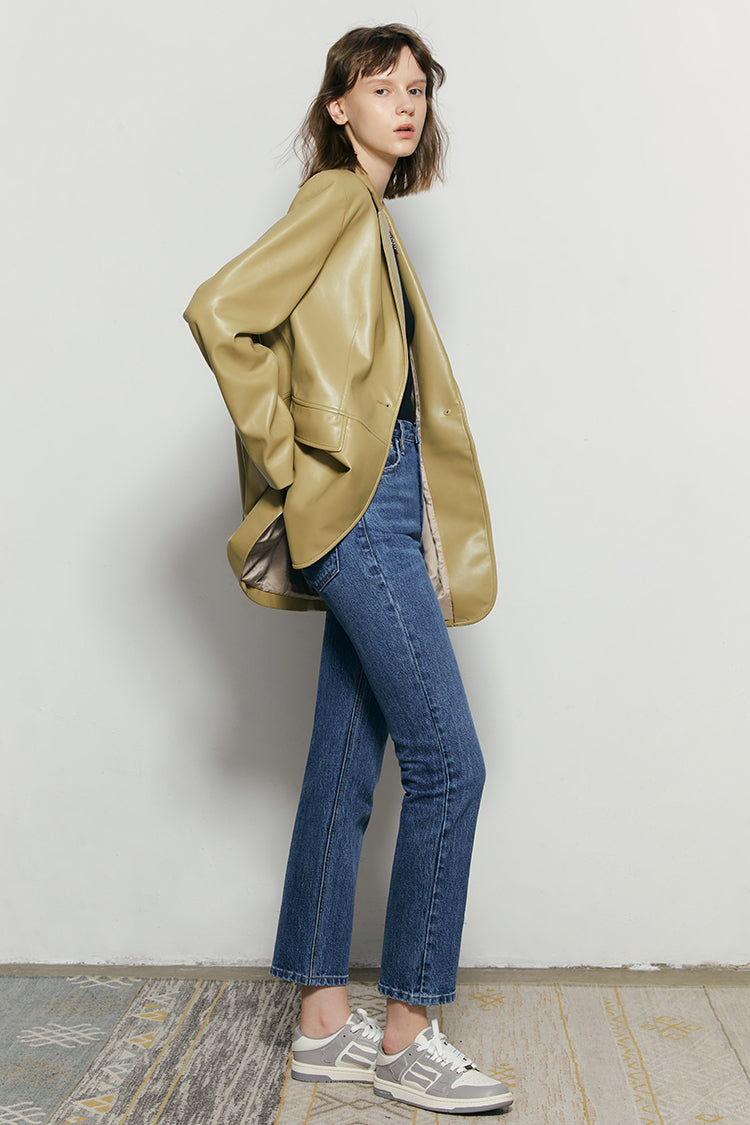 Activity Grrrl High Rise Kick Crop Jeans HJ017