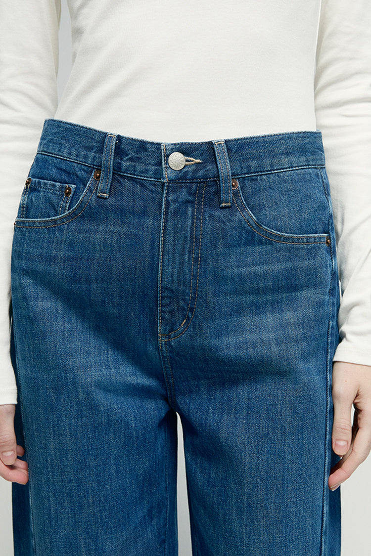 Crush Curve Ankle Jeans HJ052