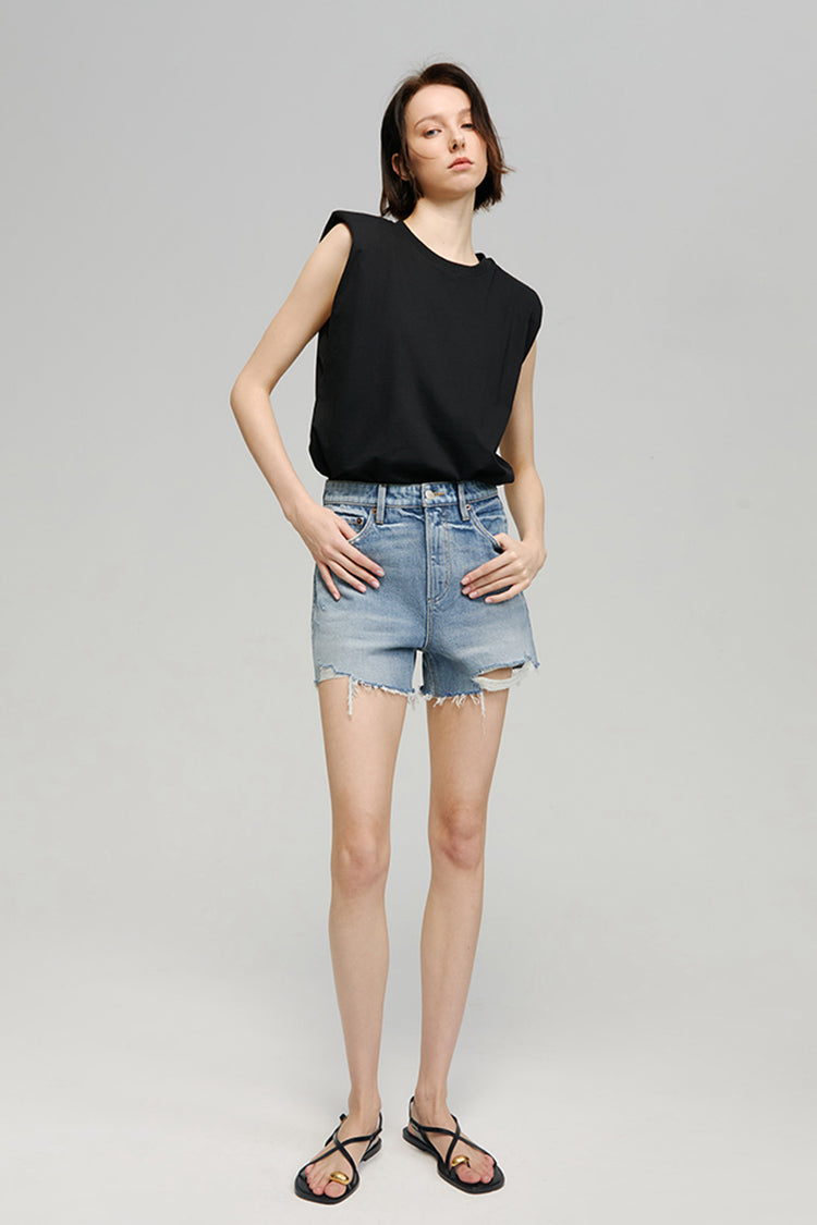 Sun-Kissed Vintage Cut Off Shorts HJ115