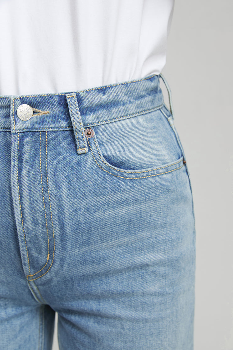 The Cityer Crop Wide Jeans HJ009