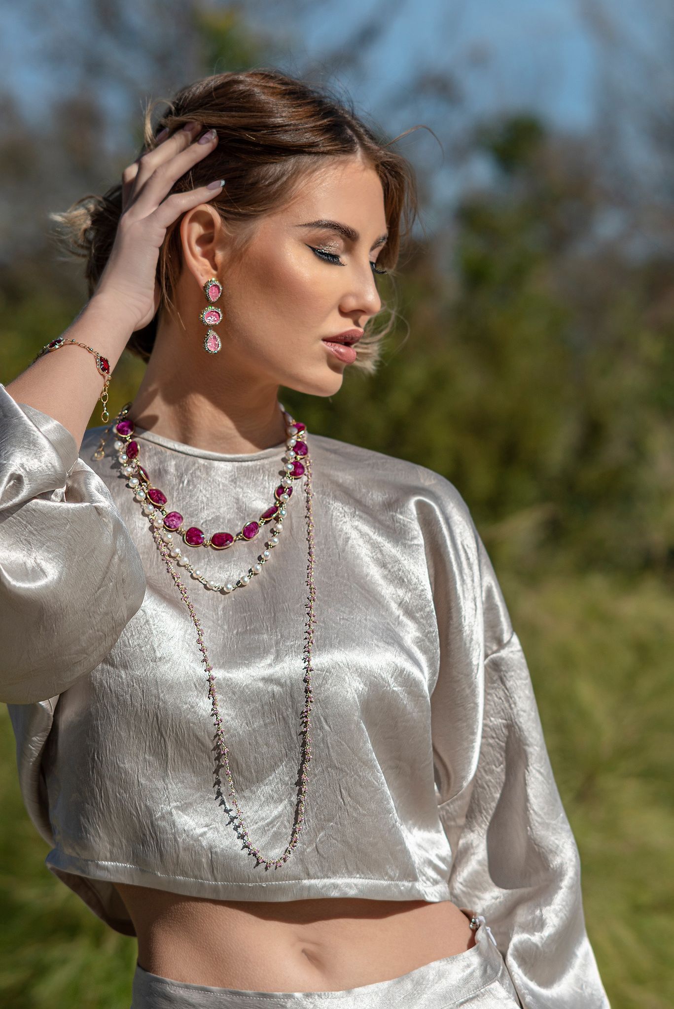 Sophie Beige Crop Top – Women’s Chic Cropped Top