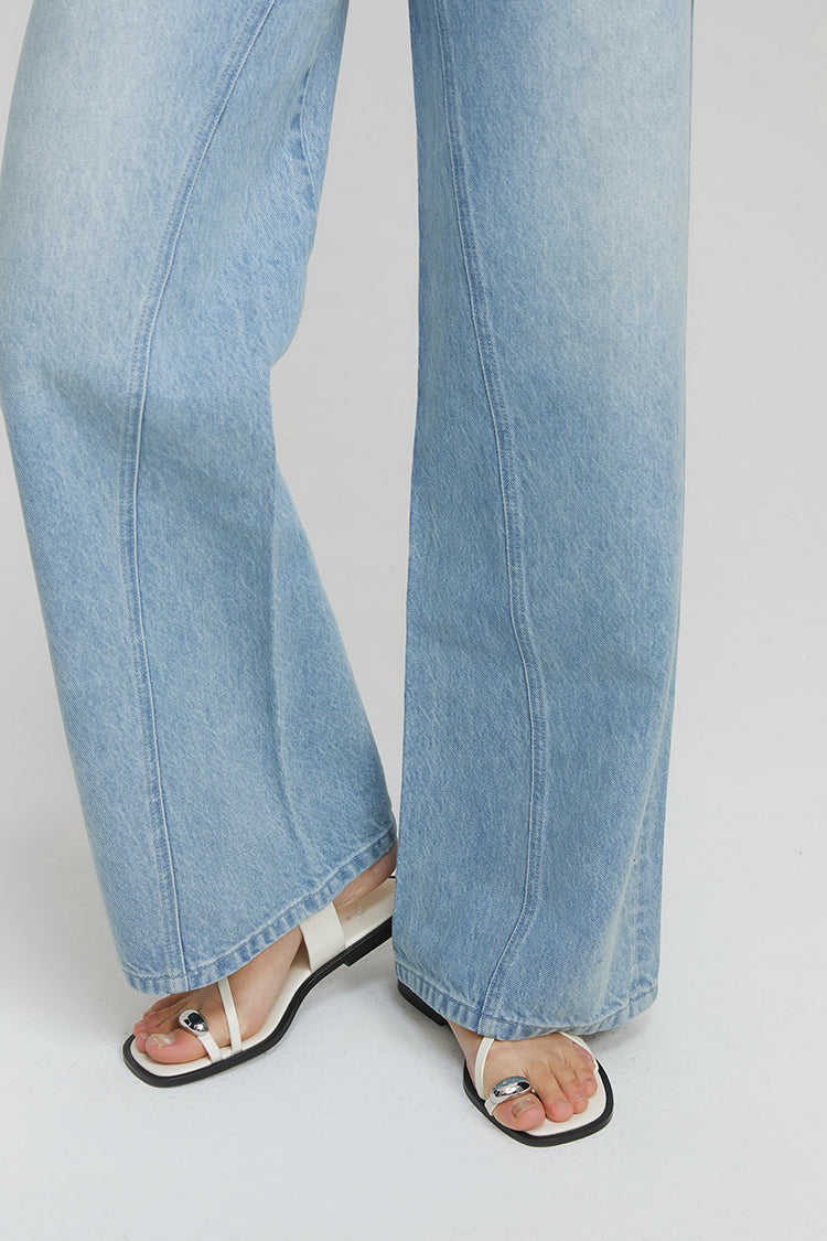 Angeles High Rise Baggy Jeans HJ103