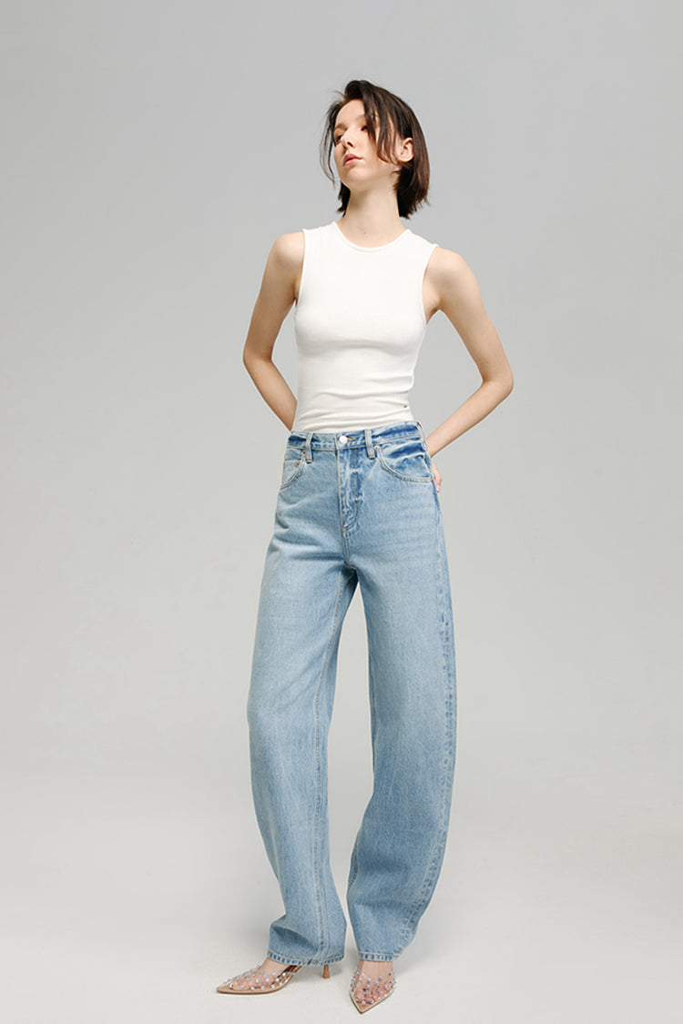 Moon Curve Jeans HJ031