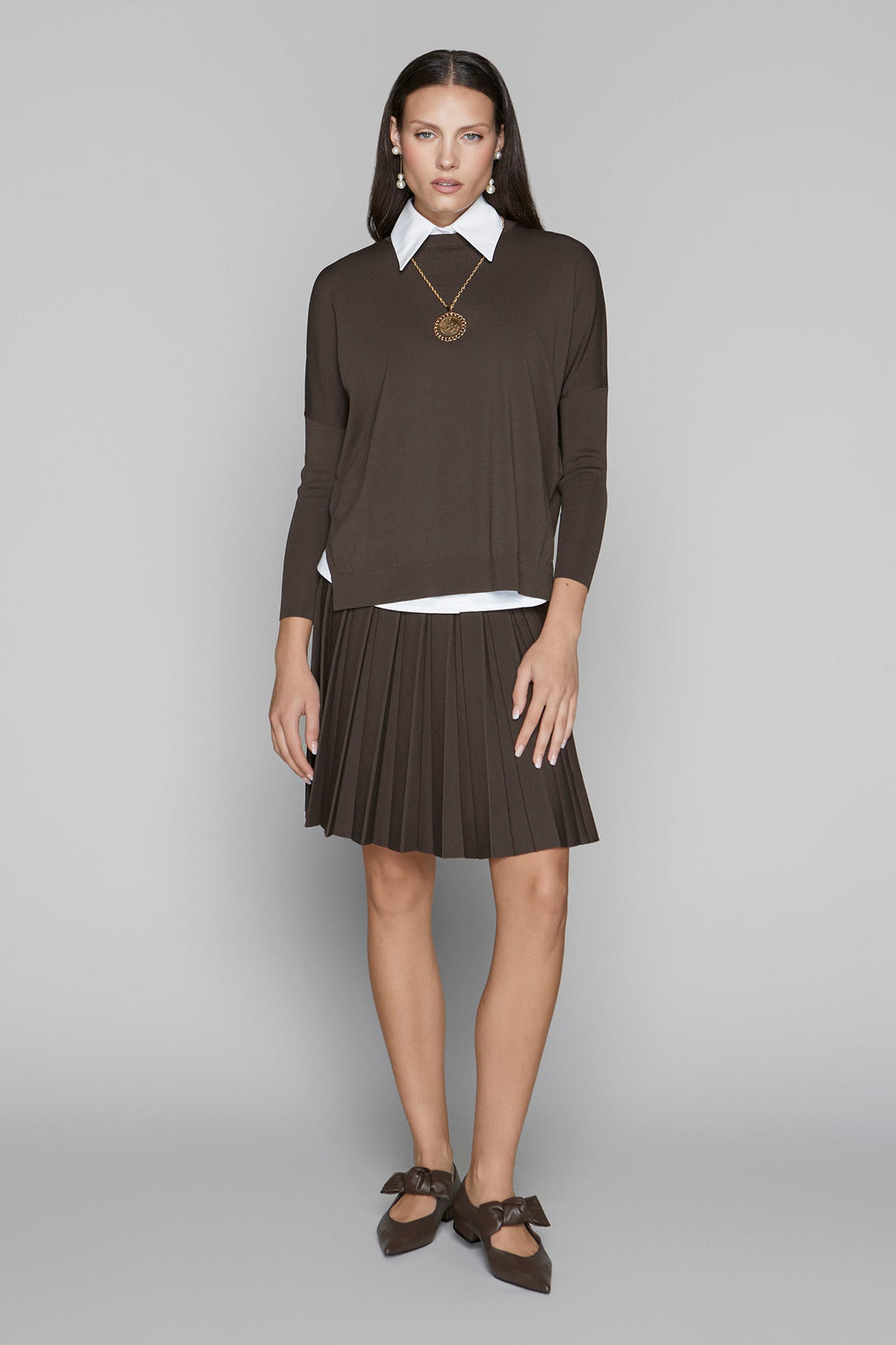 Infinity Skirt in Cocoa