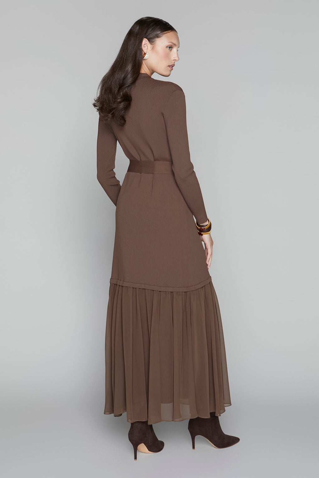 Harlow Dress in Walnut
