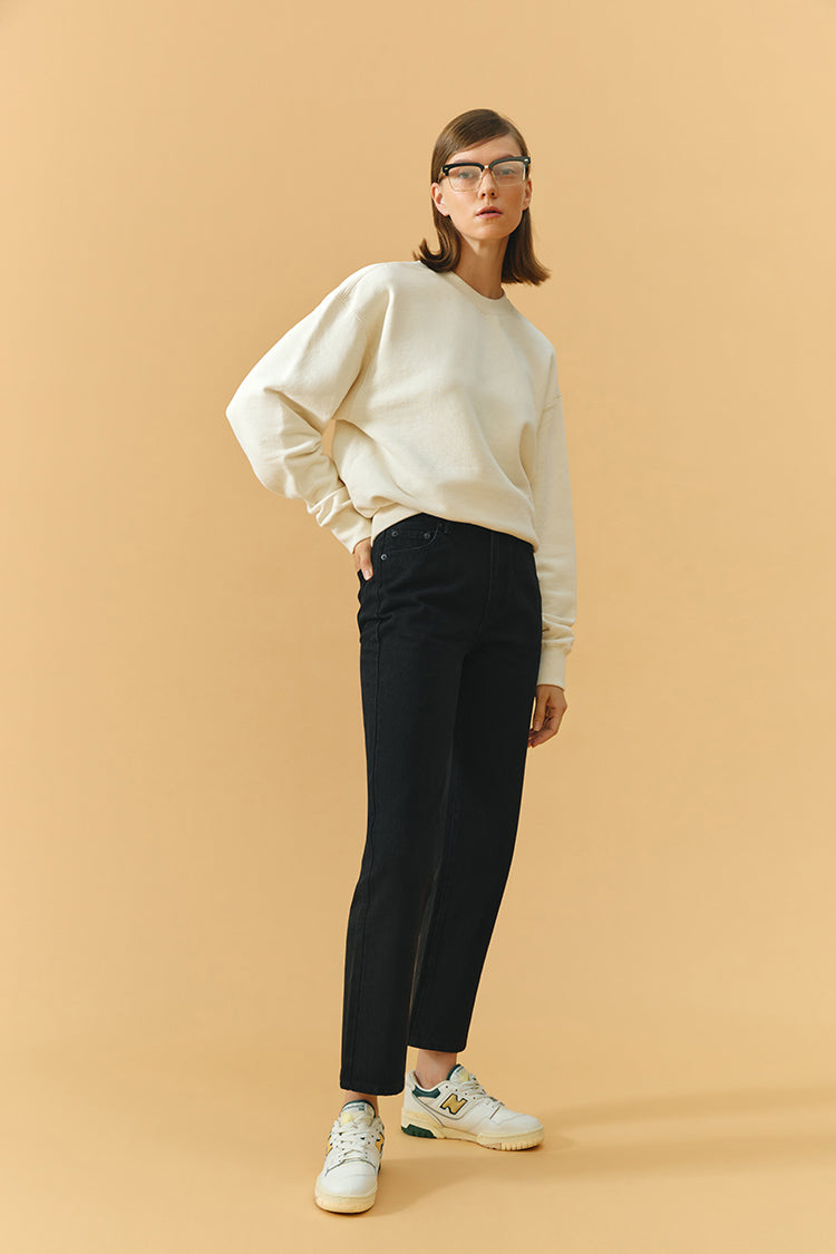 Chelsea High Rise Straight Crop Jeans HJ005