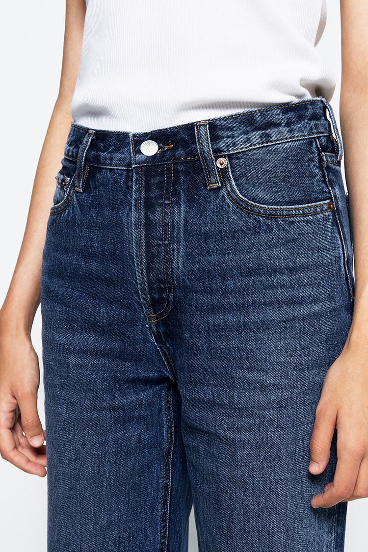 Manhattan High Rise Straight Ankle Jeans HJ160