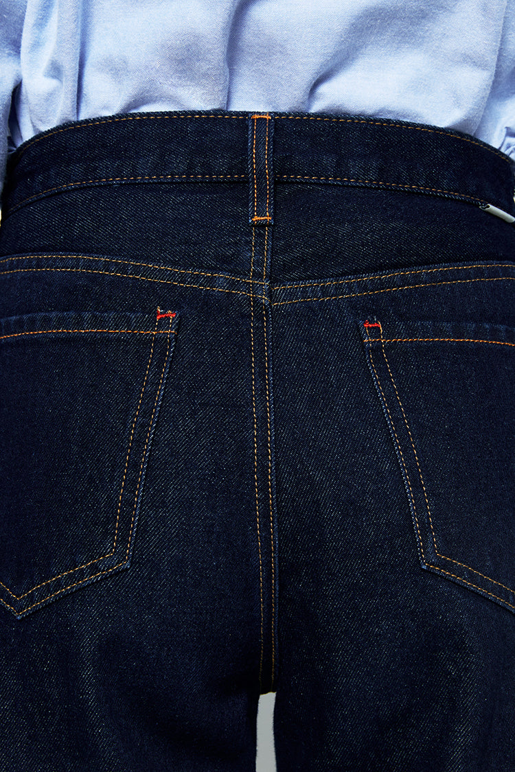 Manhattan High Rise Straight Ankle Jeans HJ160