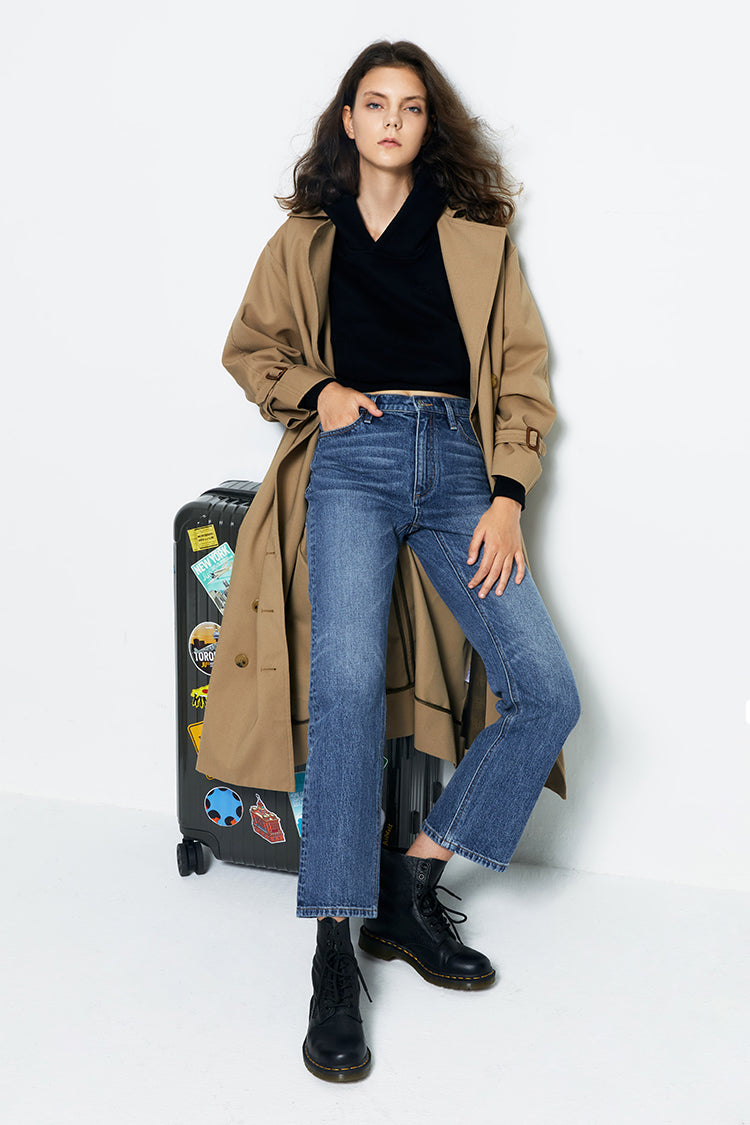 Activity Grrrl High Rise Kick Crop Jeans HJ017