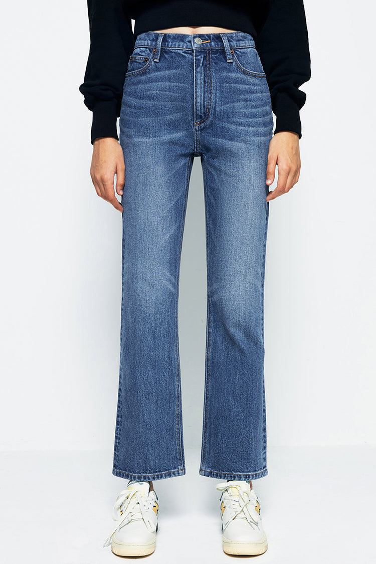 Activity Grrrl High Rise Kick Crop Jeans HJ017