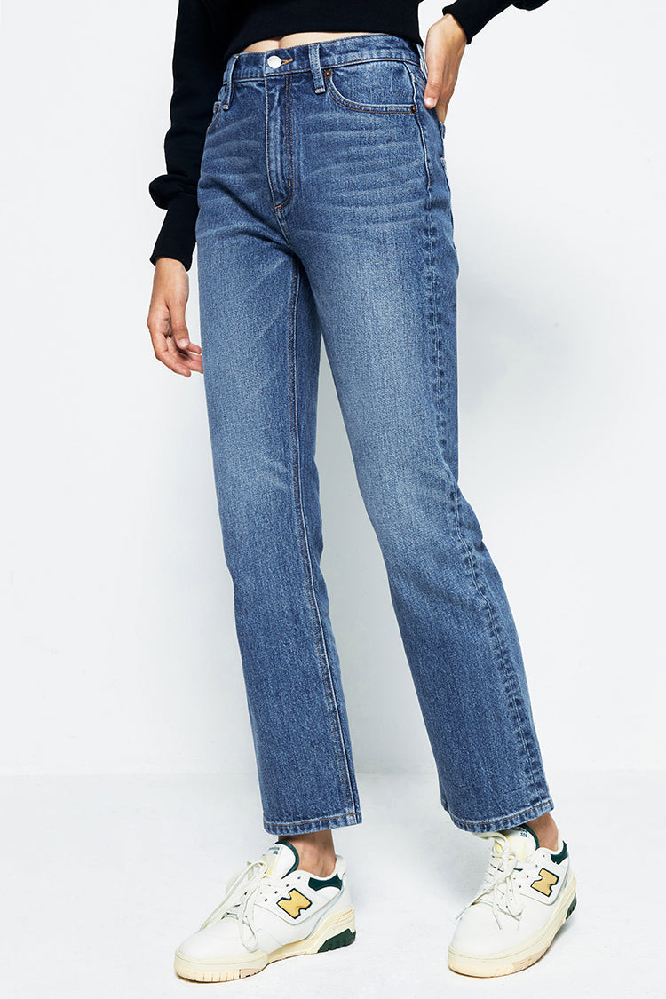Activity Grrrl High Rise Kick Crop Jeans HJ017