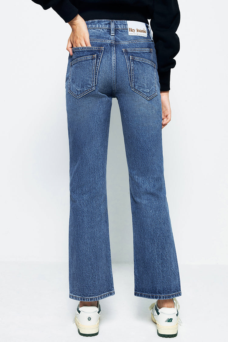 Activity Grrrl High Rise Kick Crop Jeans HJ017