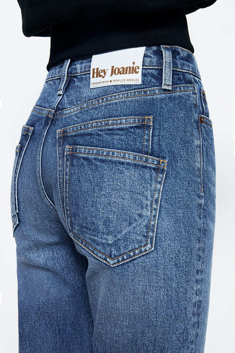 Activity Grrrl High Rise Kick Crop Jeans HJ017