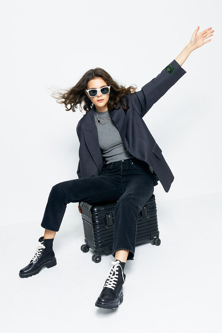 Manhattan High Rise Straight Ankle Jeans HJ160