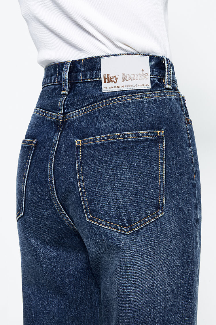 Chelsea High Rise Straight Crop Jeans HJ005