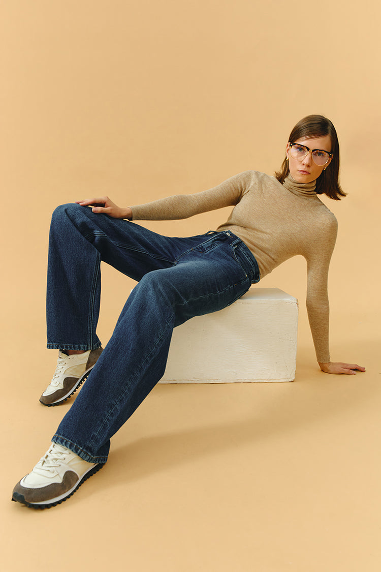 Coney Island Whitefish High Rise Wide Jeans HJ007