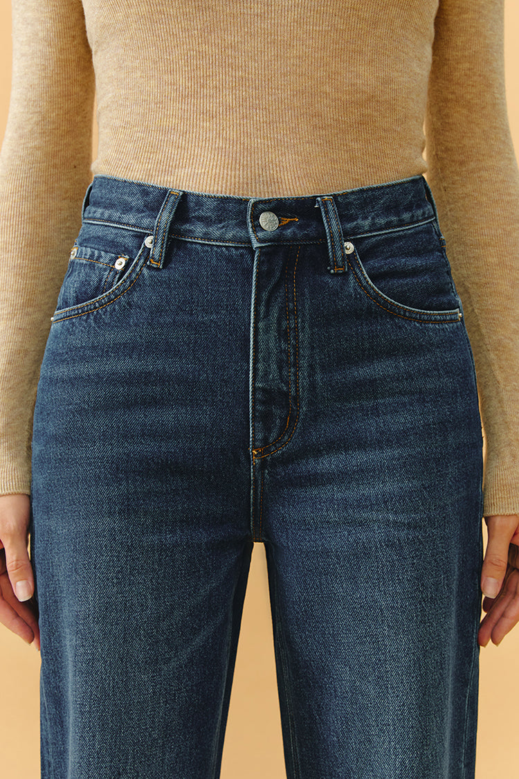 Coney Island Whitefish High Rise Wide Jeans HJ007