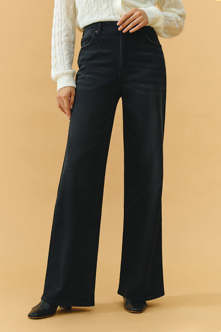 Angeles High Rise Baggy Jeans HJ103