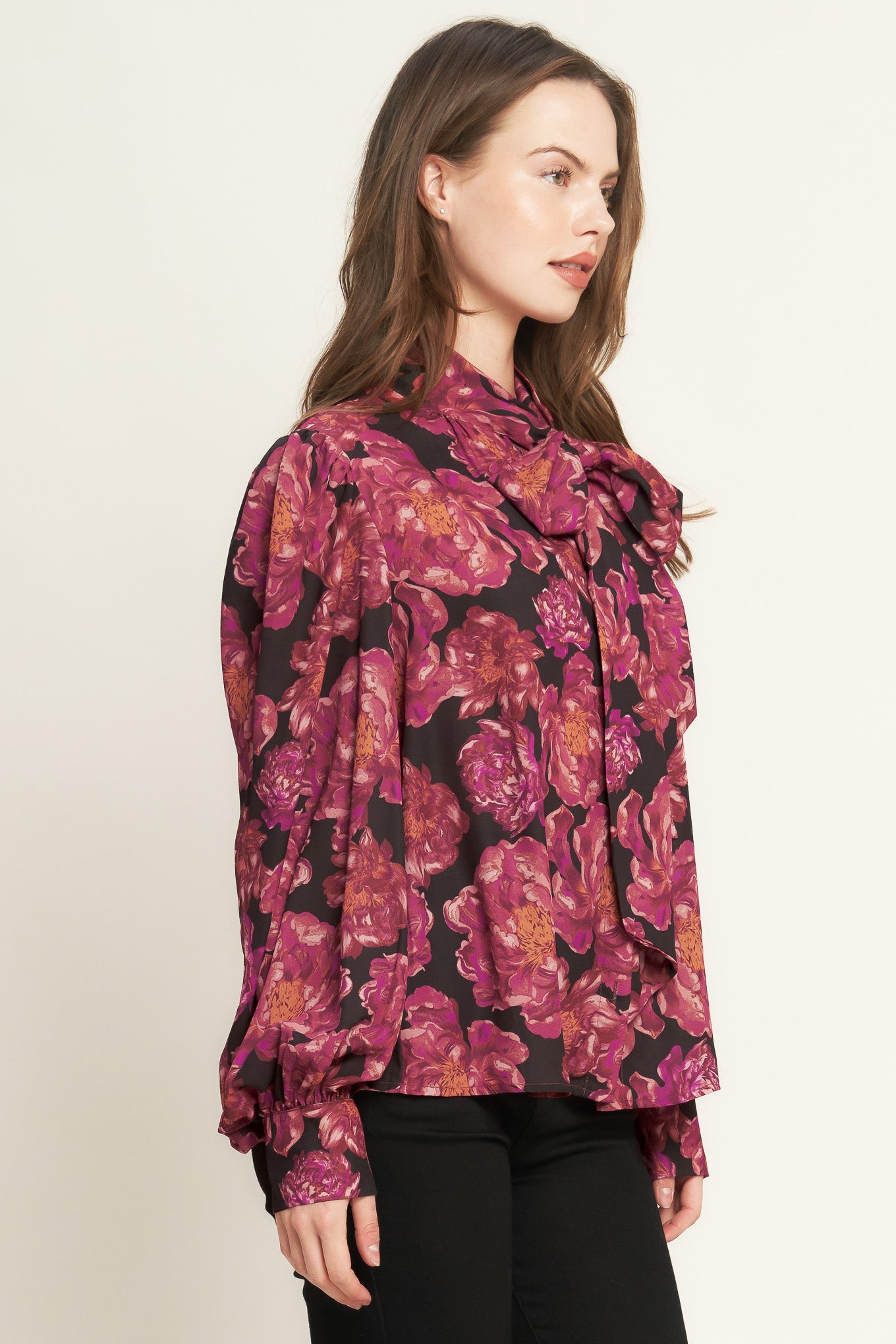 BEAUTIFUL EVENINGS WOVEN BLOUSE