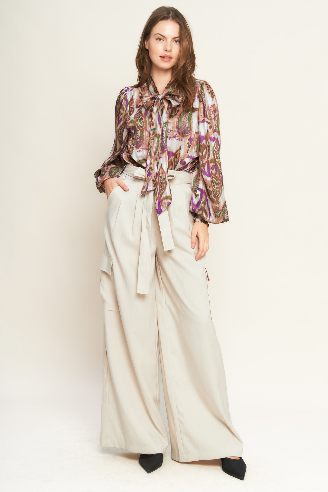 TRY AND TRY AGAIN WOVEN TOP