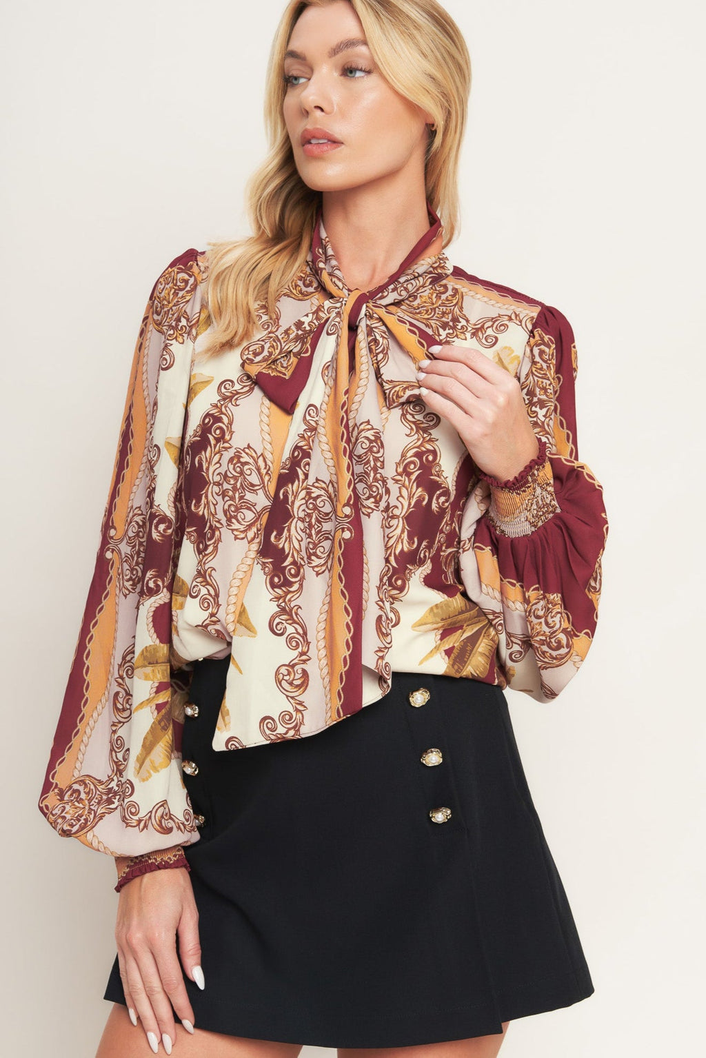 RENAISSANCE DREAM WOVEN TOP