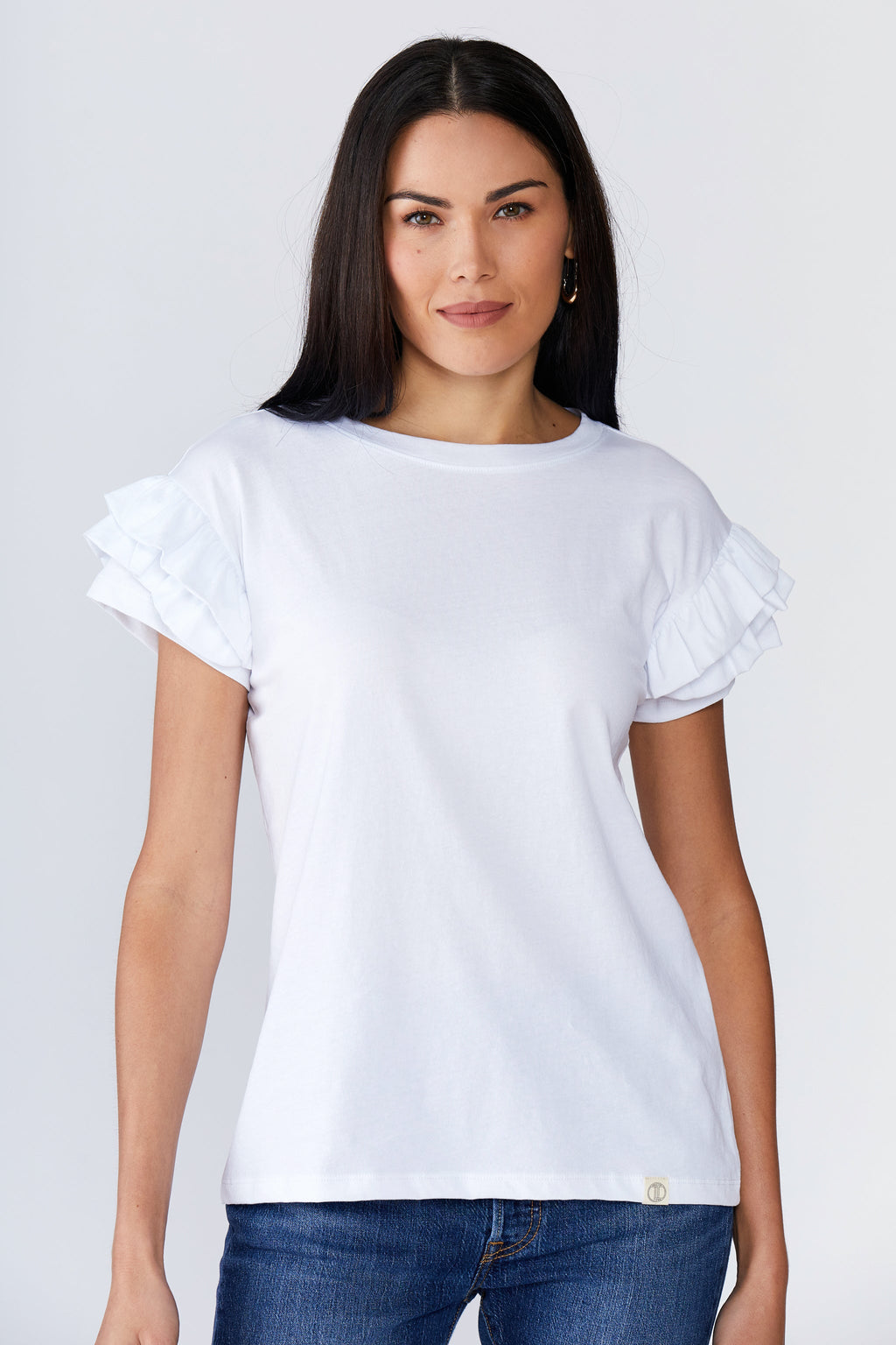 Ella Ruffle Sleeve Tee