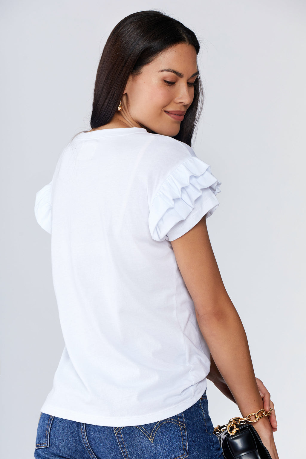 Ella Ruffle Sleeve Tee