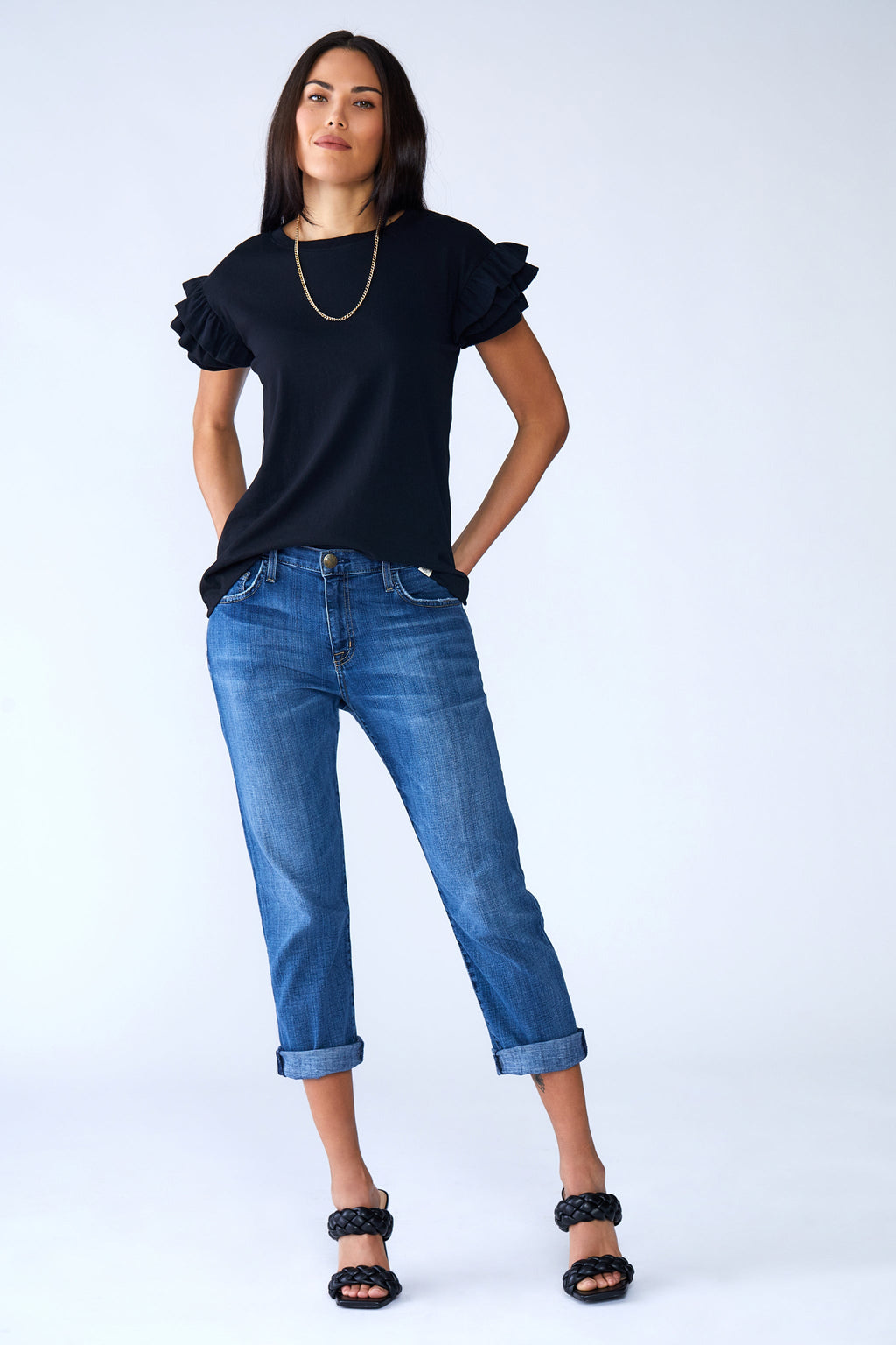 Ella Ruffle Sleeve Tee