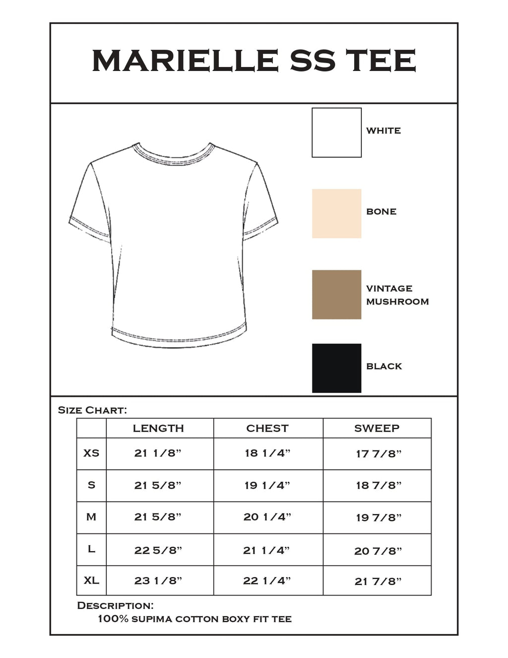 Marielle Classic Tee