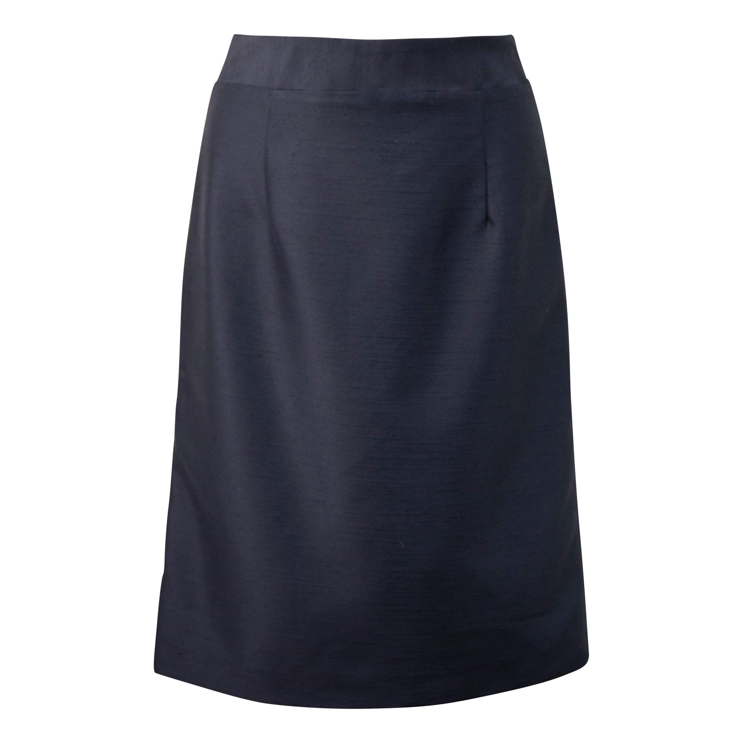 Luxe Straight Mini Skirt in Black – Women’s Chic Mini Skirt