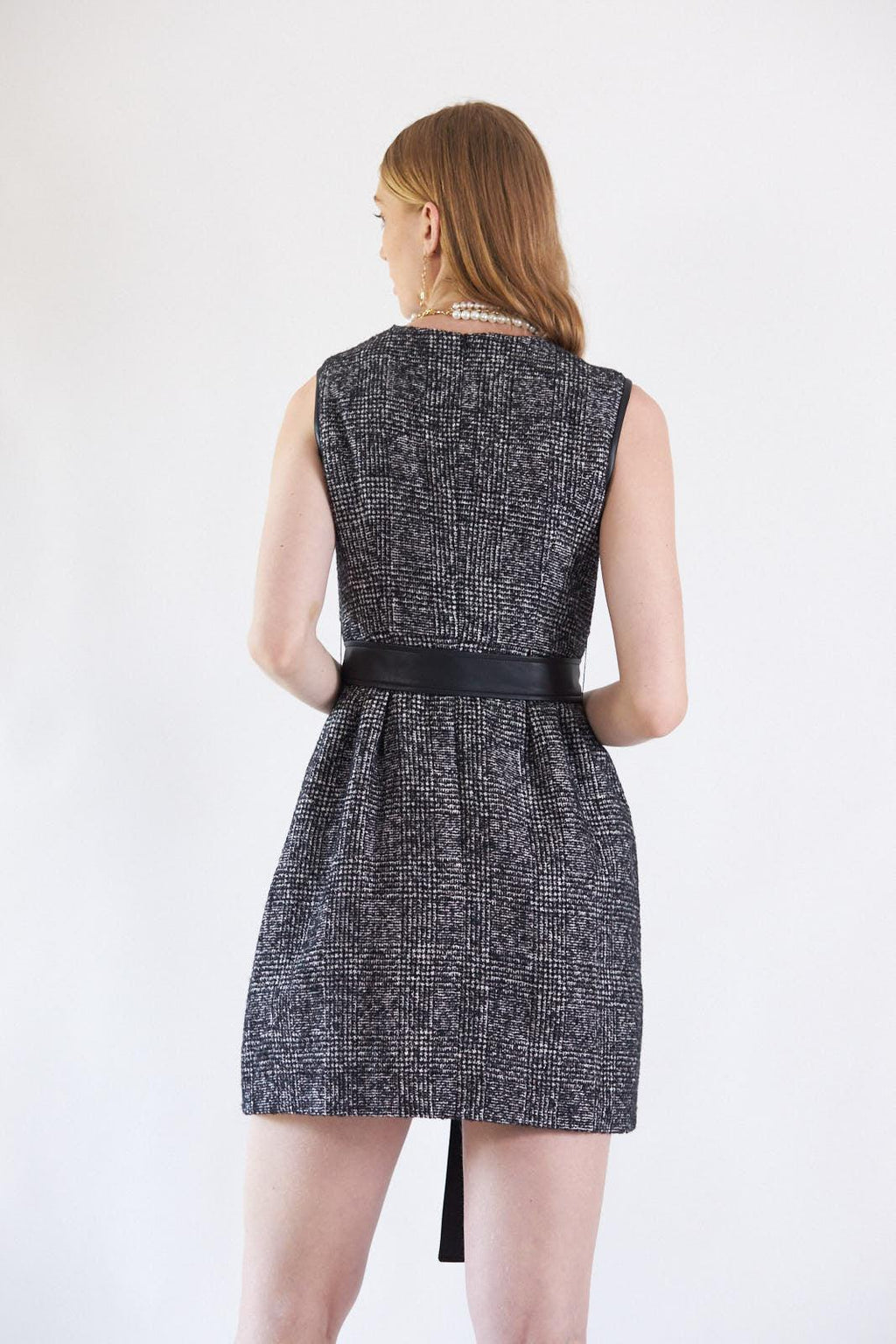 Ebony Mini Tweed Dress – Women’s Chic Mini Dress