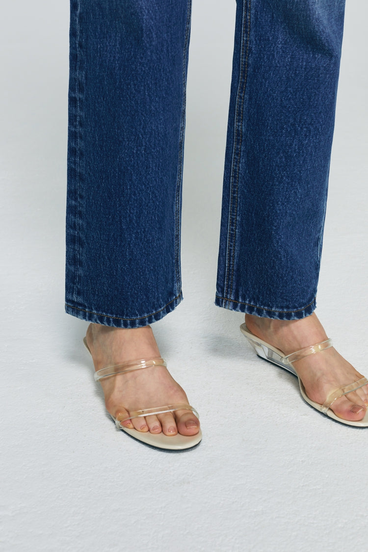 Manhattan High Rise Straight Ankle Jeans HJ160